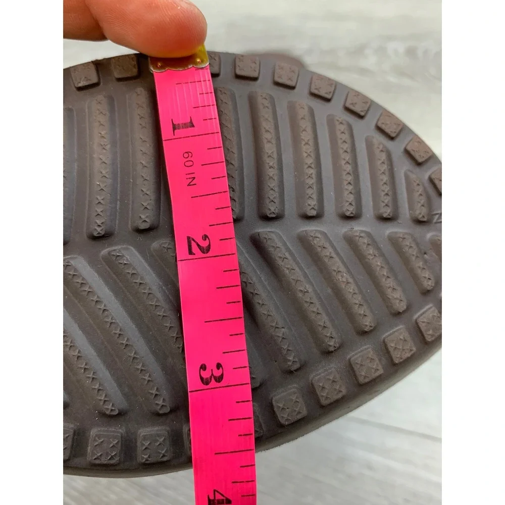 Crocs Sassari Wedge Sandals Women's 9 Espresso Brown Slide Heels Comfort Shoes